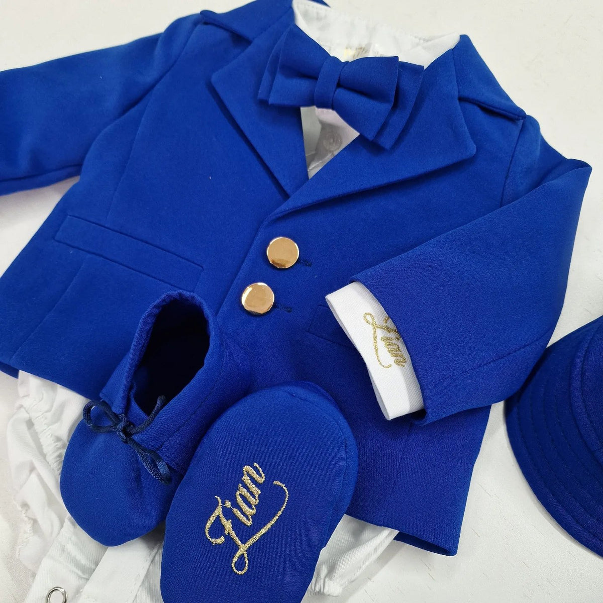 Costumaș botez pentru băieți Sabin ''Navy Angel''
