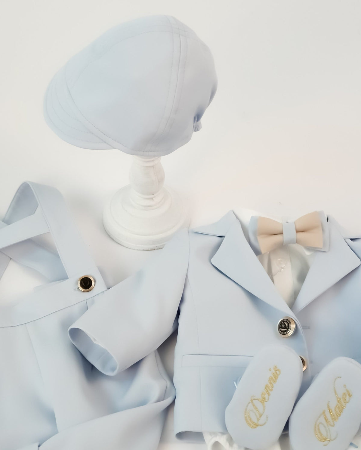 Costumaș botez pentru băieți Sabin ''Blue Angel''