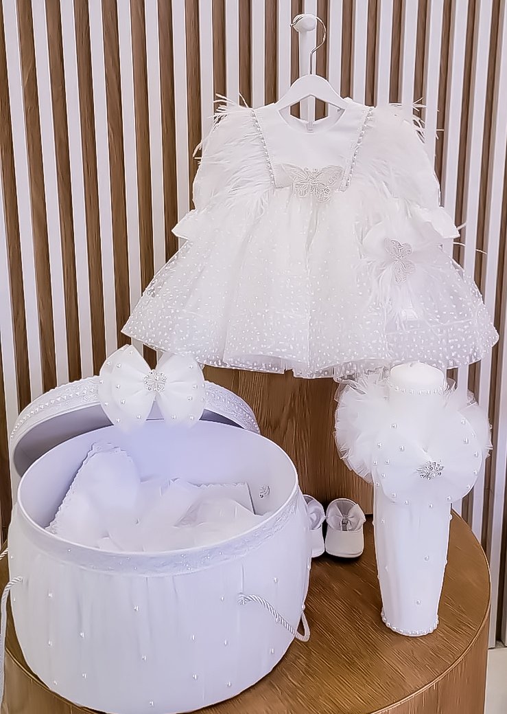 Rochiță botez Bianca Ivory