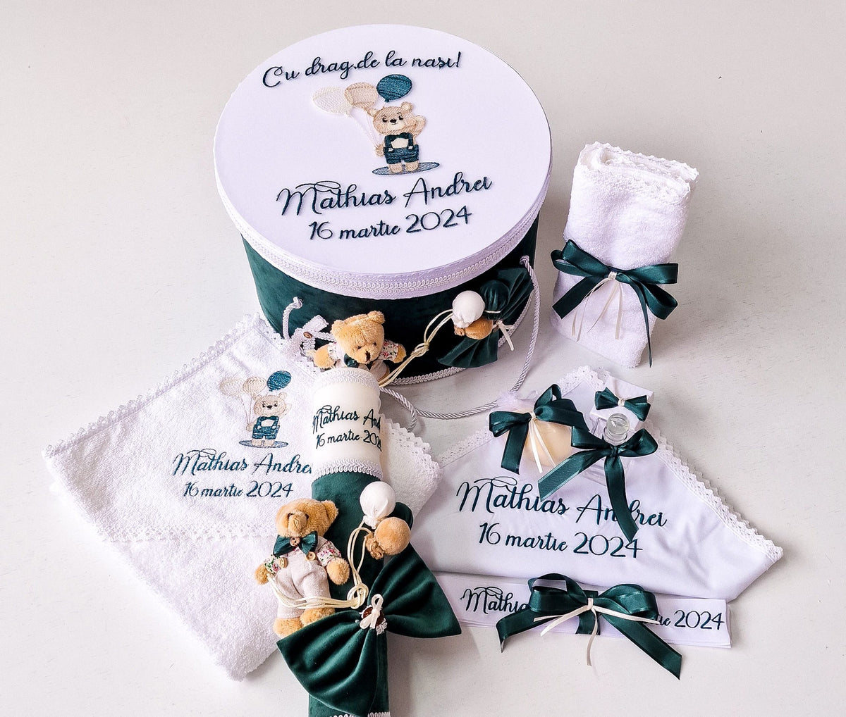 Trusou Botez Teddy Bear With Balloons