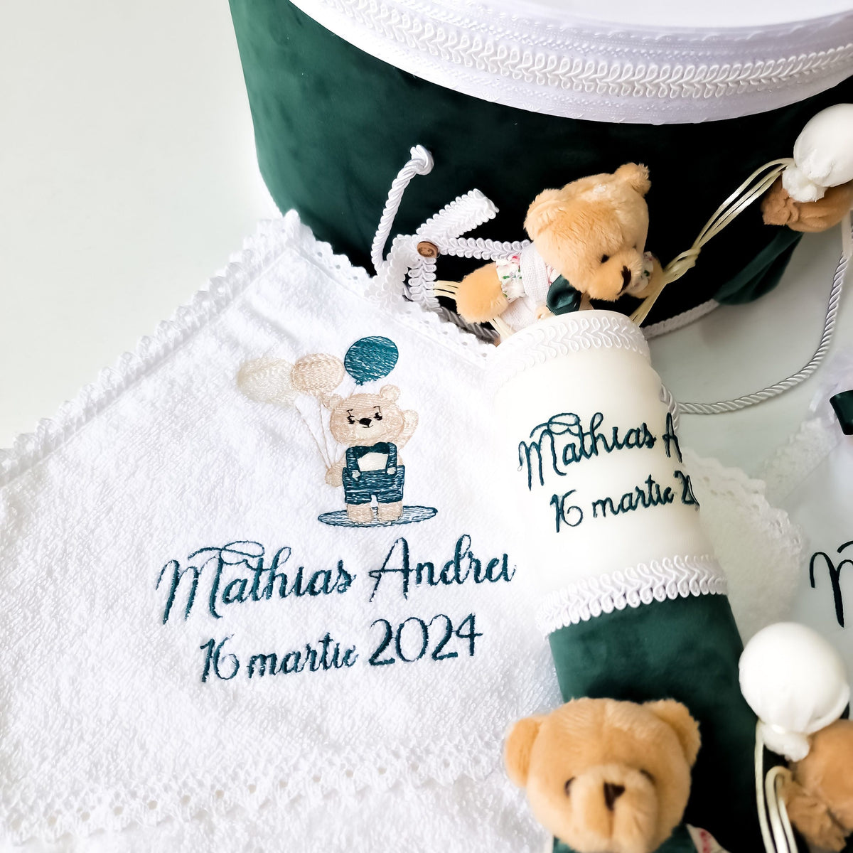 Trusou Botez Teddy Bear With Balloons