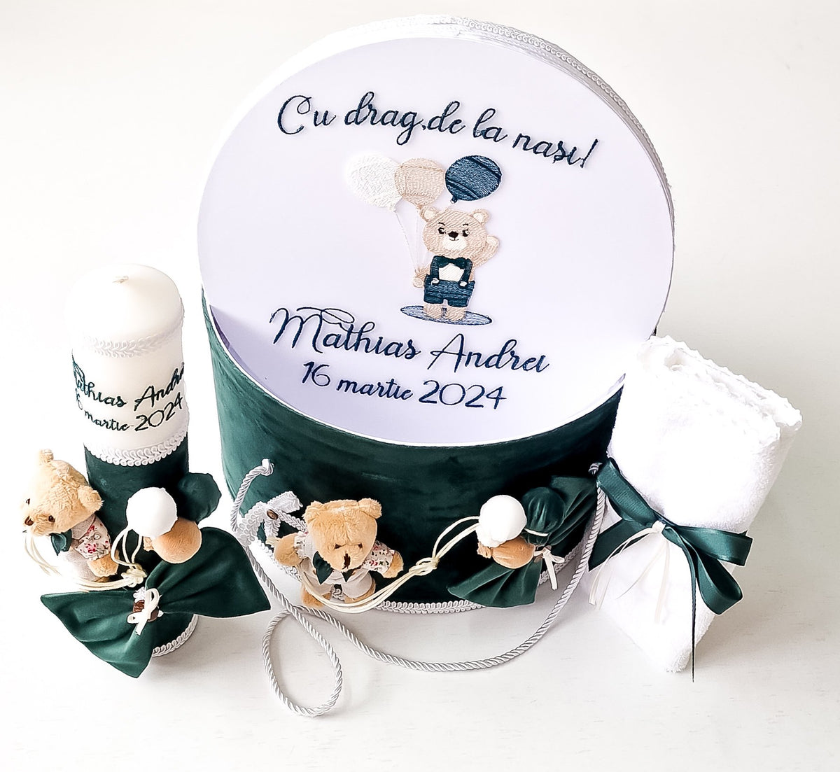 Trusou Botez Teddy Bear With Balloons