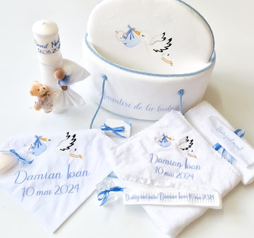 Trusou Botez Stork with Baby Boy