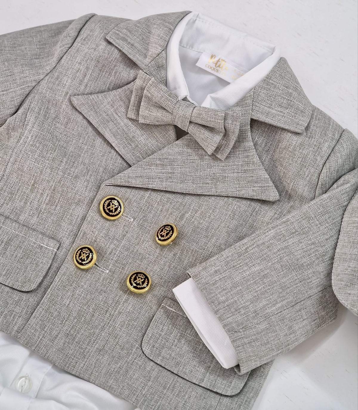 Costumaș botez pentru băieți Mateo Lino Touch