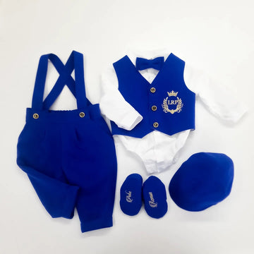 Costumaș botez pentru băieți Royal Crown