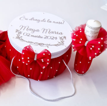 Lumanare Botez Anabell Red