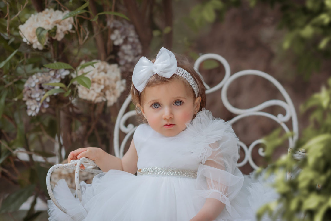 Rochiță botez Baby Shine Ivory