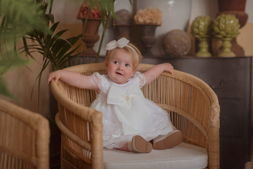 Rochiță ivoire botez Charlotte