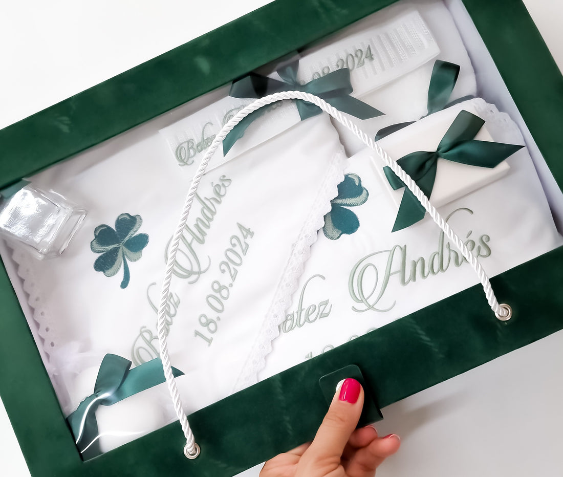 Trusou Botez Băieți Green Clover