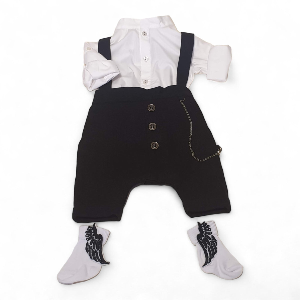 Costumaș botez pentru băieți Erick Black