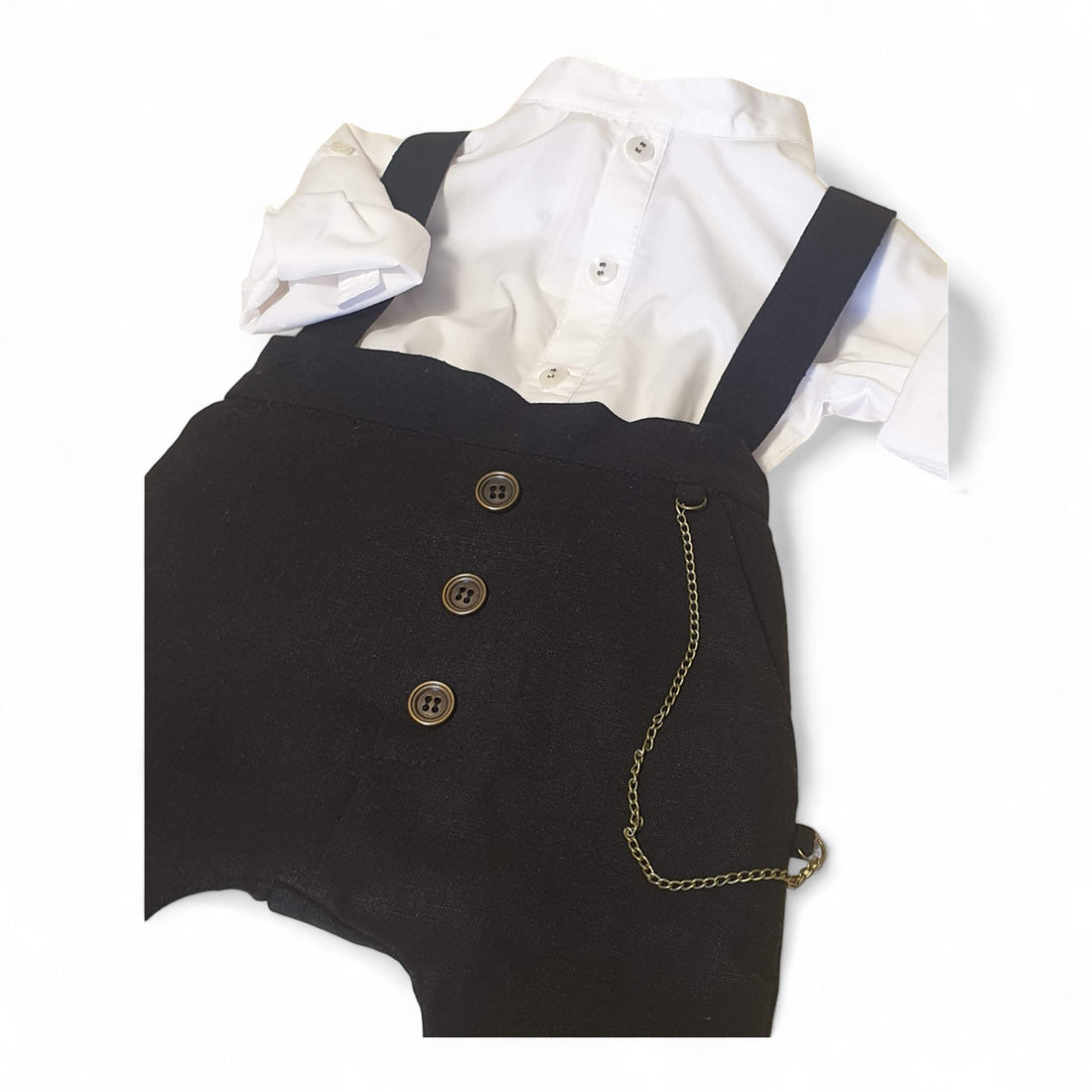 Costumaș botez pentru băieți Erick Black