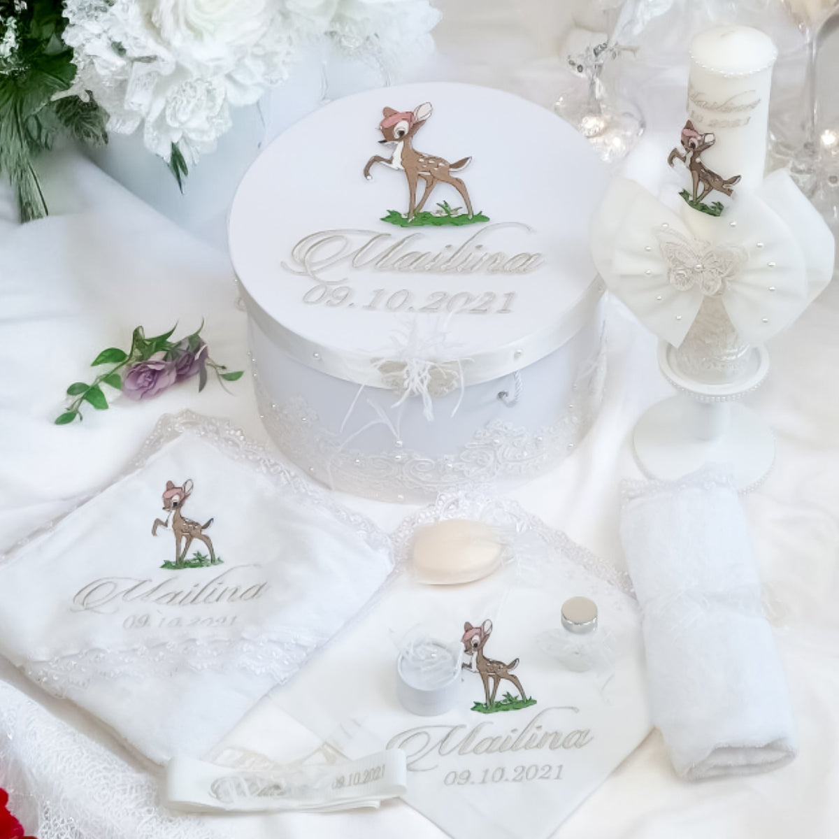 Lumânare Botez Fetite Bambi