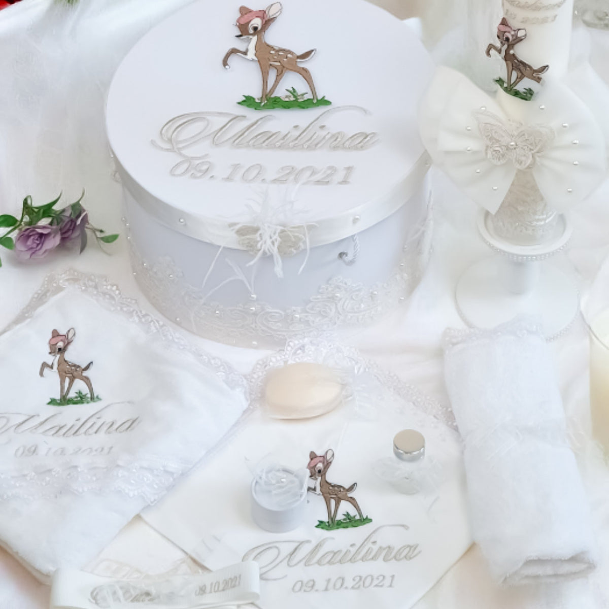 Lumânare Botez Fetite Bambi