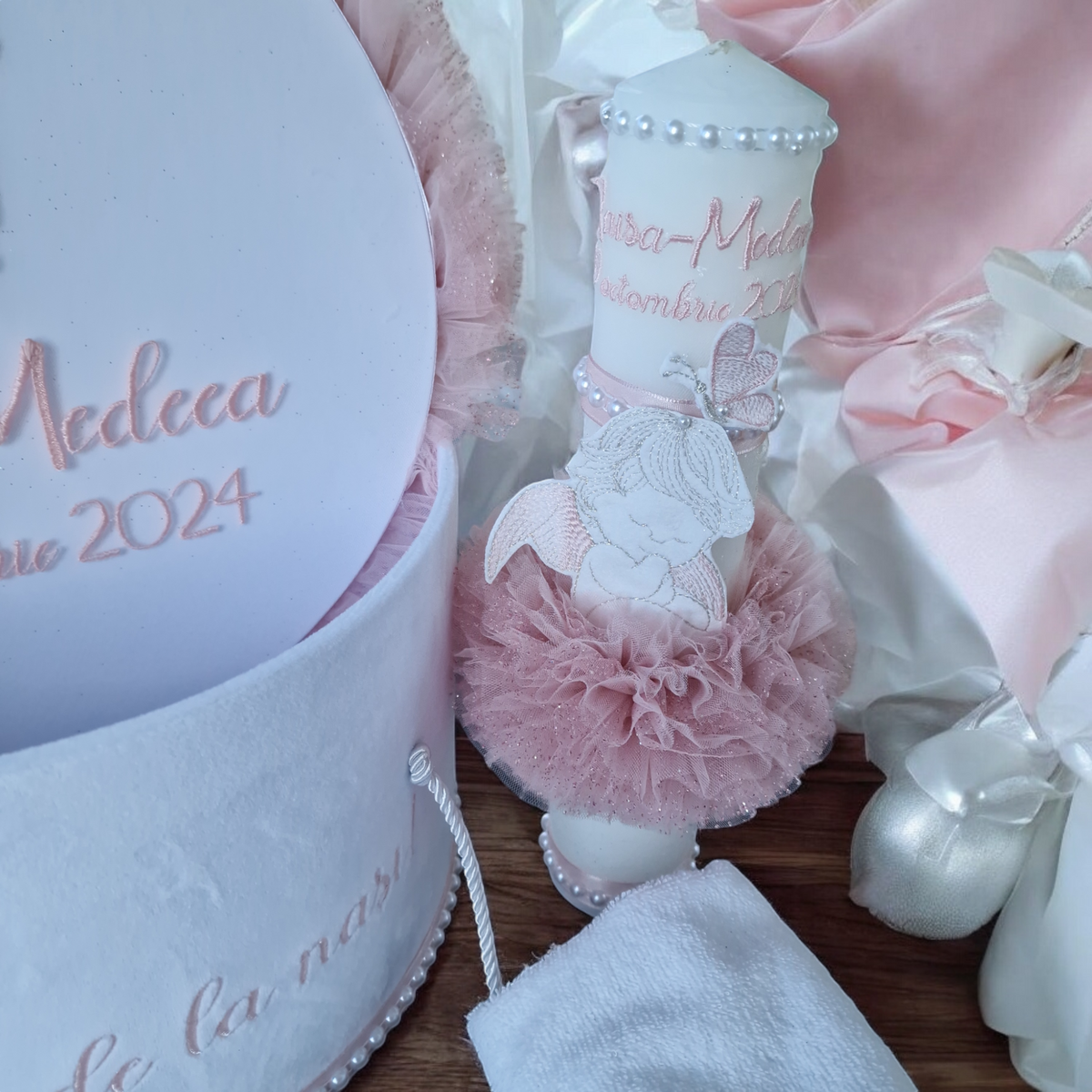 Lumânare Botez Fetița Sweet Angel