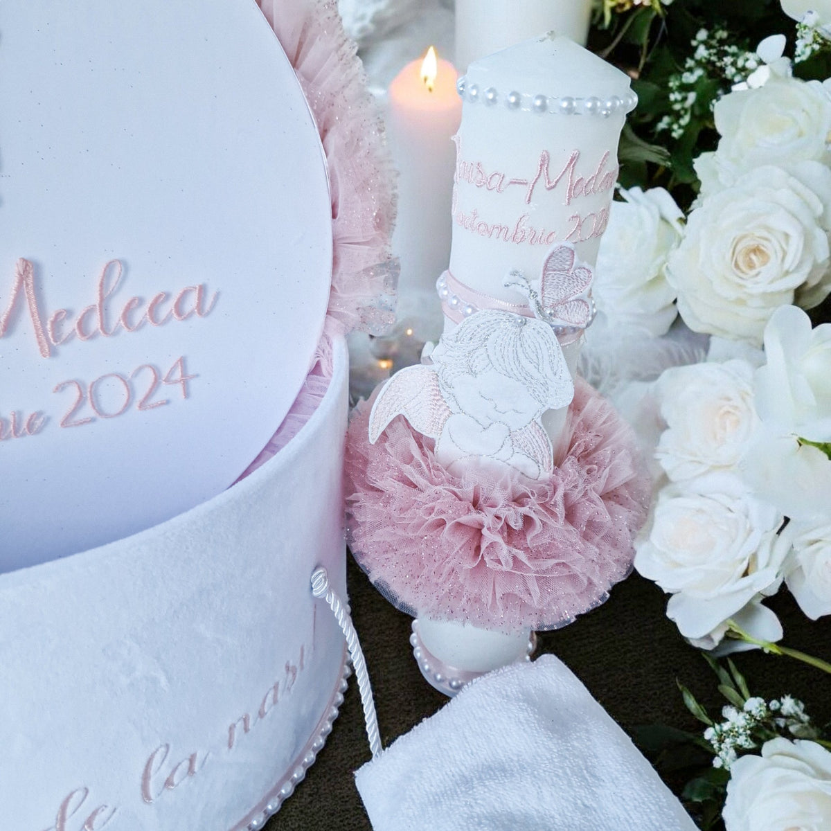 Lumânare Botez Fetița Sweet Angel