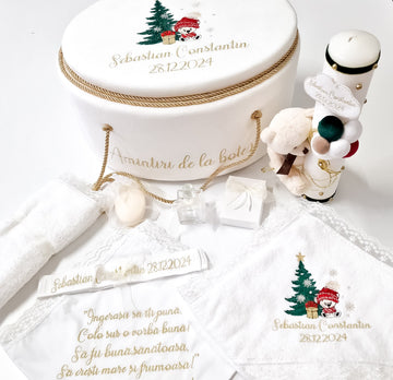 Trusou Botez Personalizat  Christmas Bear