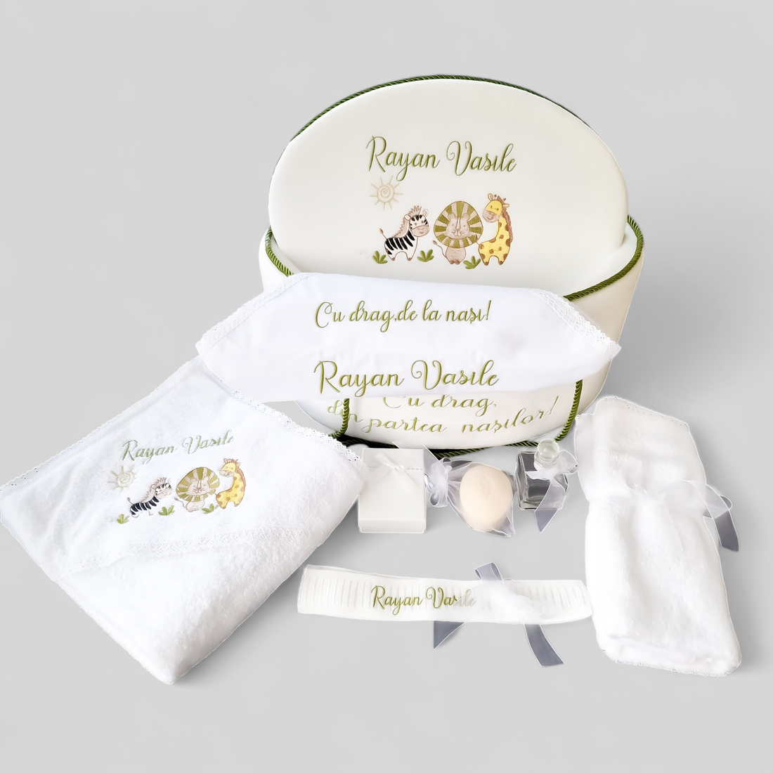 Trusou Botez Personalizat Green Jungle
