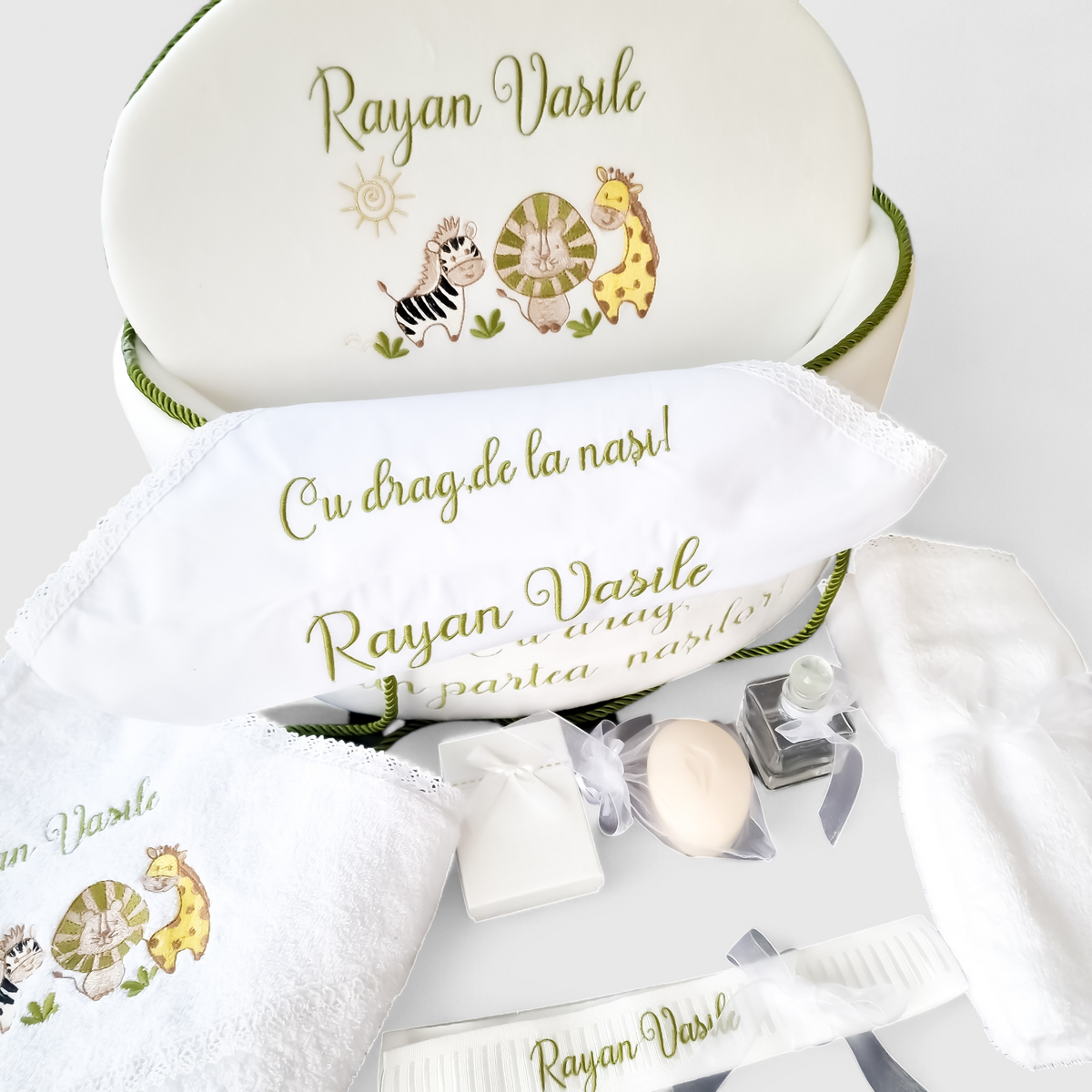 Trusou Botez Personalizat Green Jungle