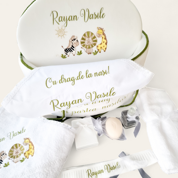 Trusou Botez Personalizat Green Jungle