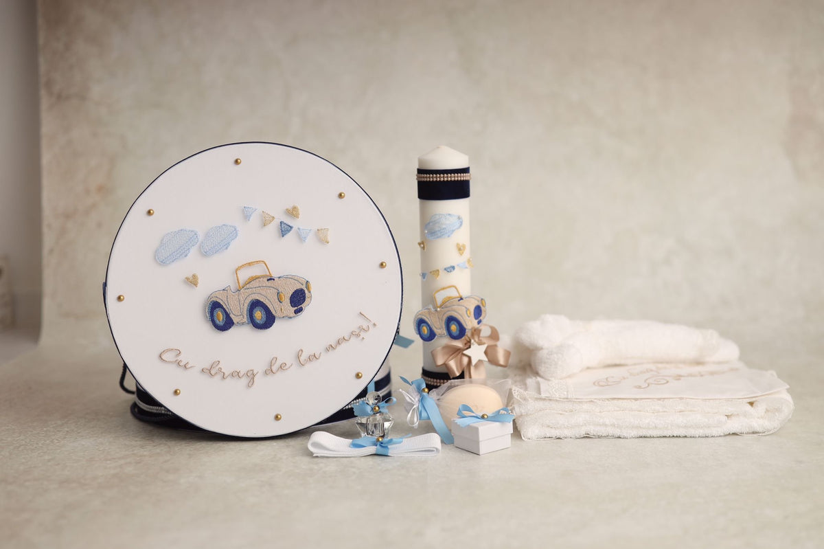 Set Botez Băieți Car Navi
