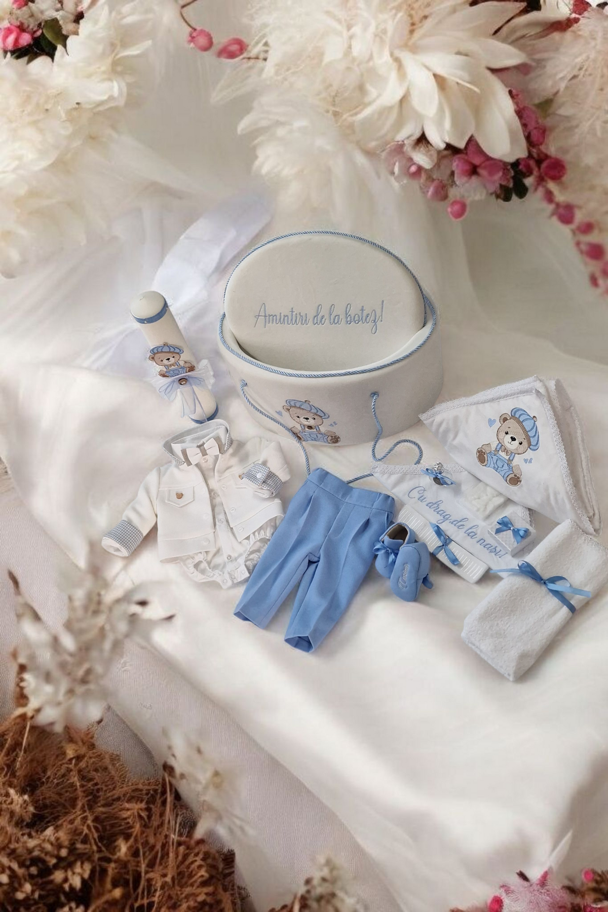 Costumaș botez pentru băieți Baby Dior