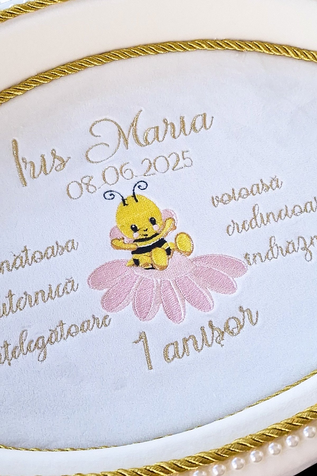 Set aniversar Velvet  Micuta Buburuză-Tavită mot Fetite