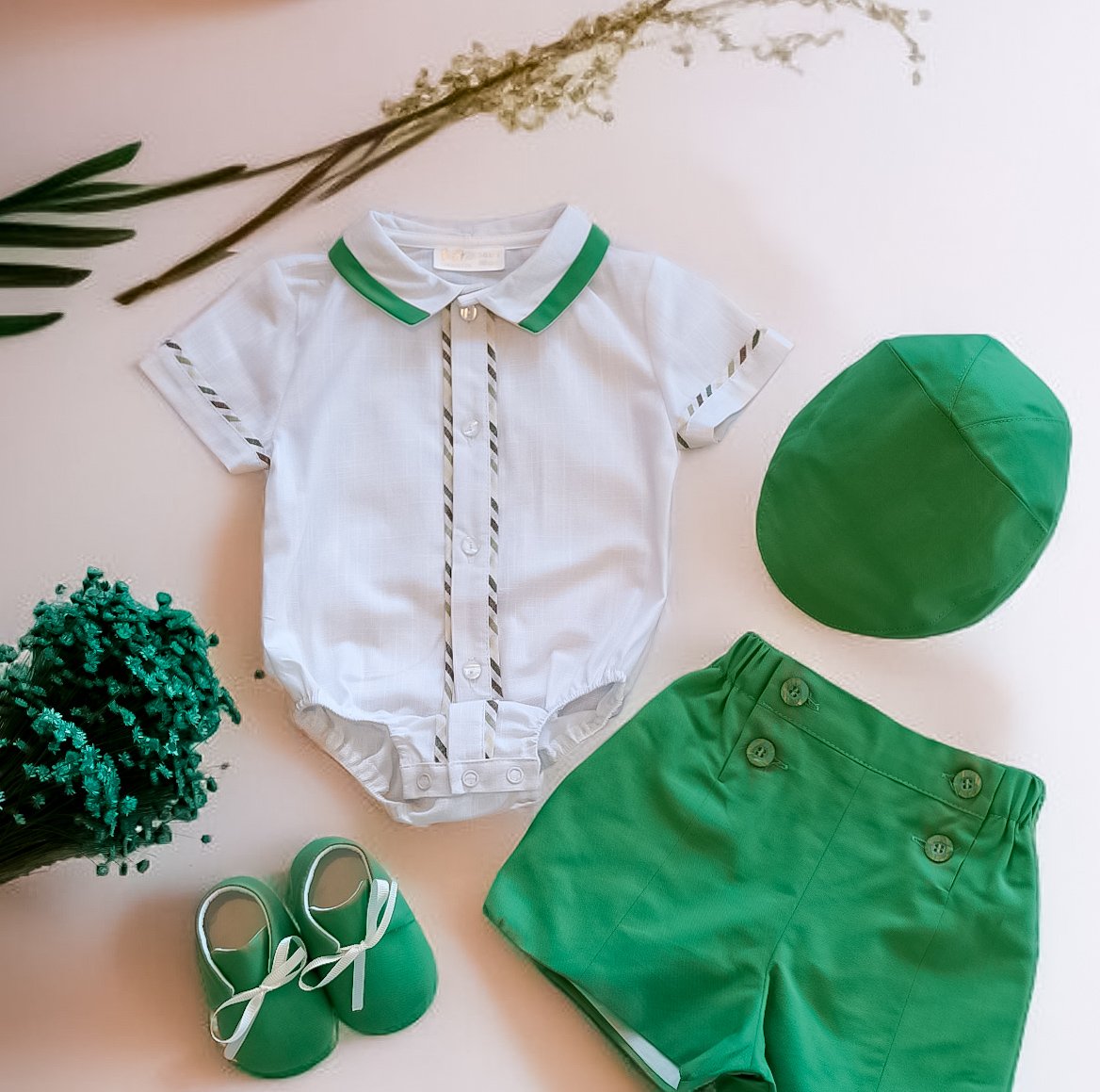 Costumaș botez pentru băieți Giuseppe Cotton