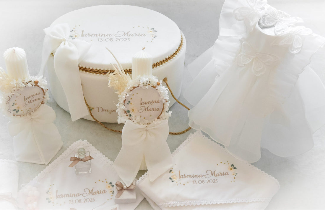 Rochiță Ivoire din Organza de Botez Miraline