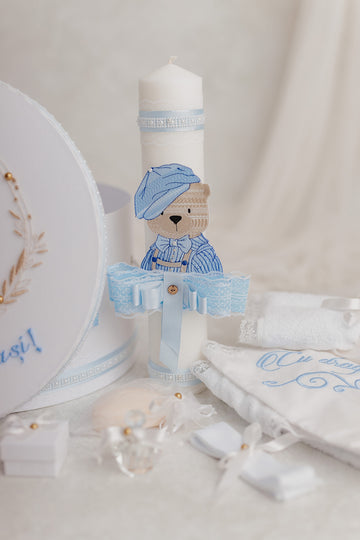 Lumanare Botez Little Bear With The Cap