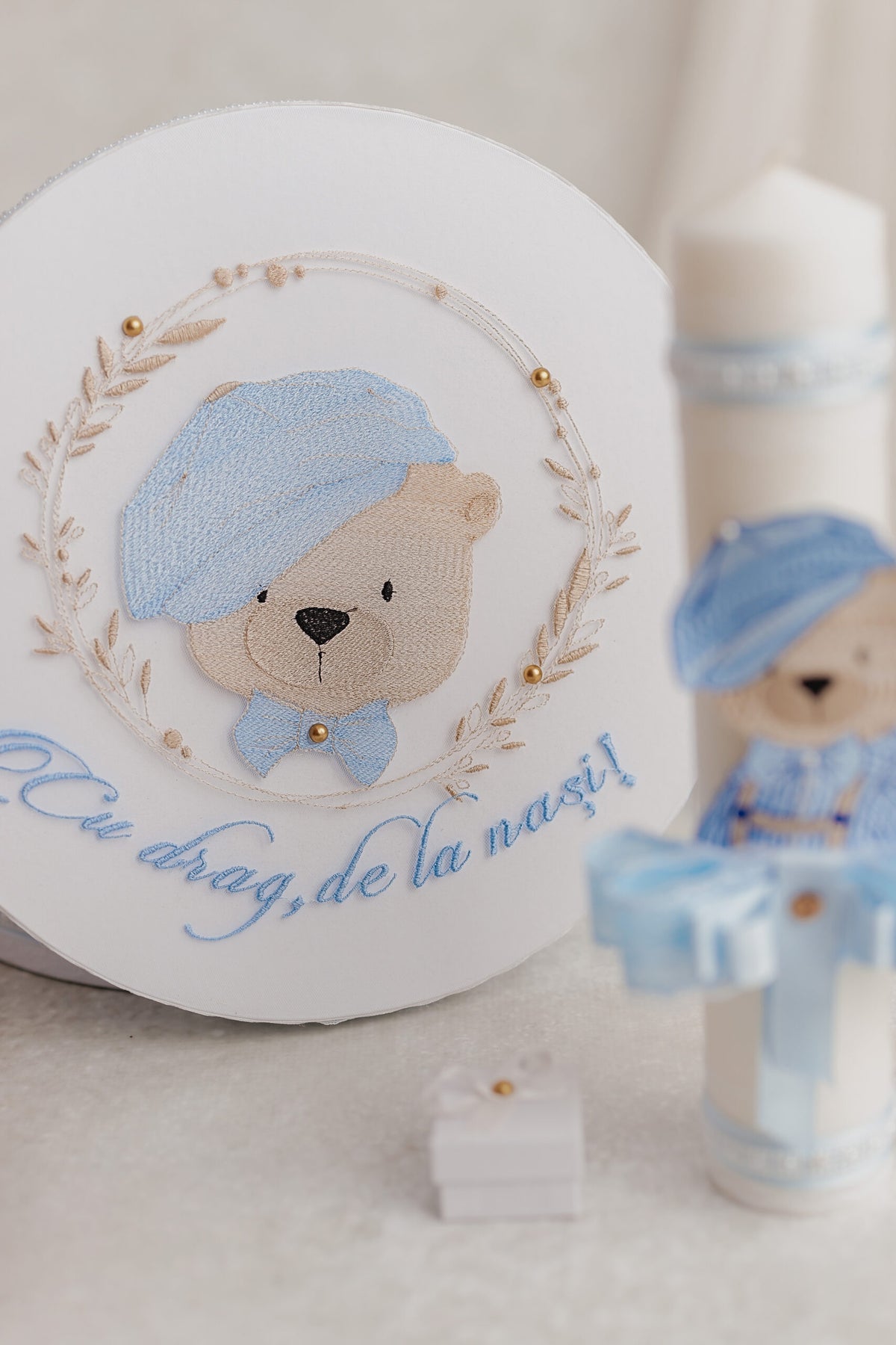 Lumanare Botez Little Bear With The Cap