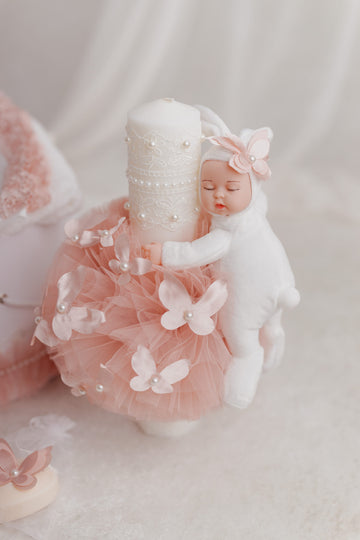 Lumânare Botez Butterfly Baby