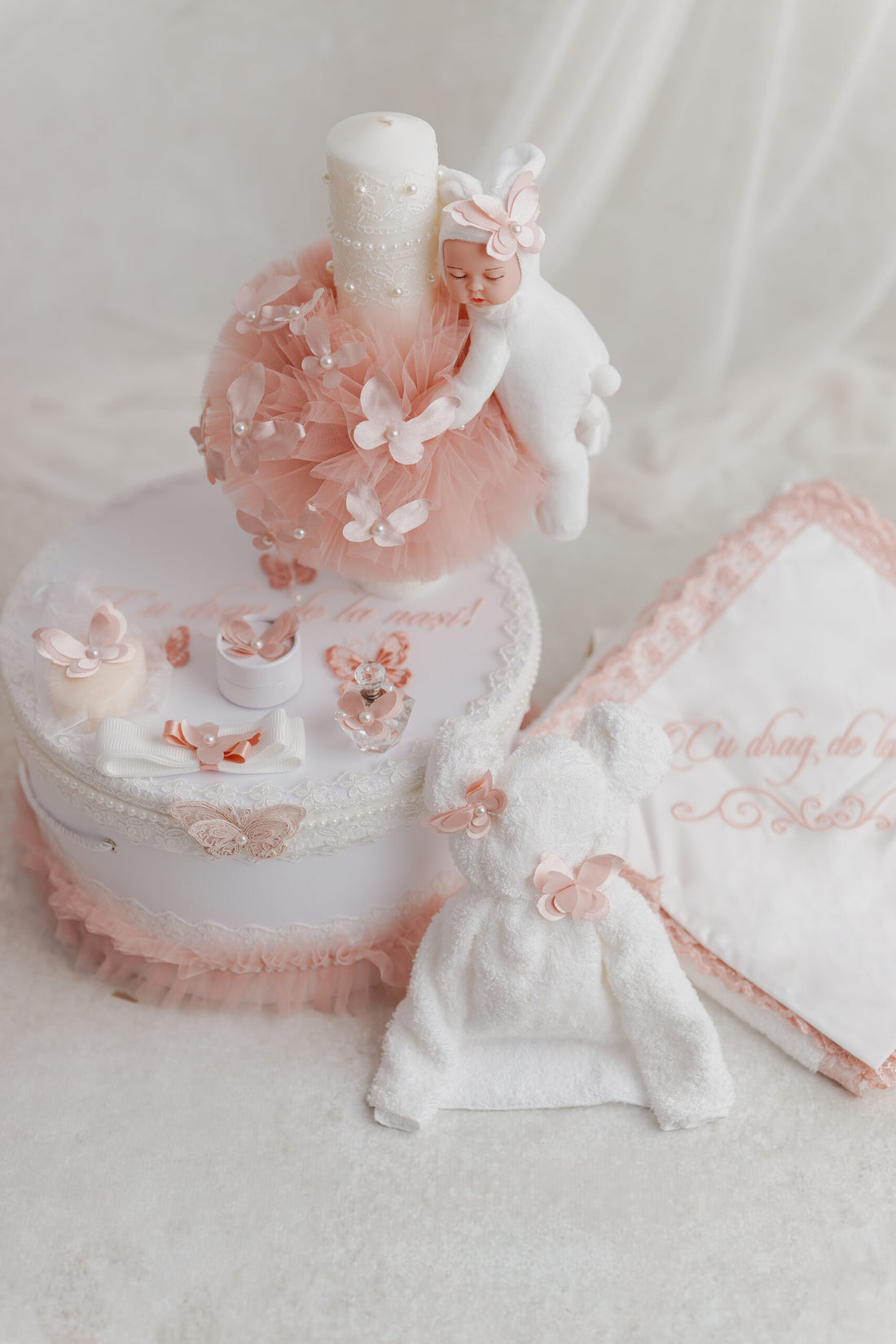 Lumânare Botez Butterfly Baby
