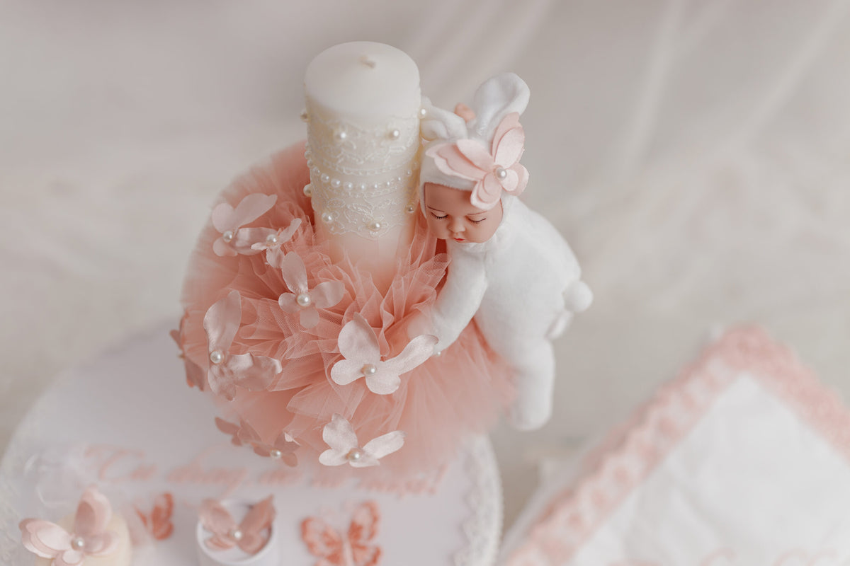 Lumânare Botez Butterfly Baby