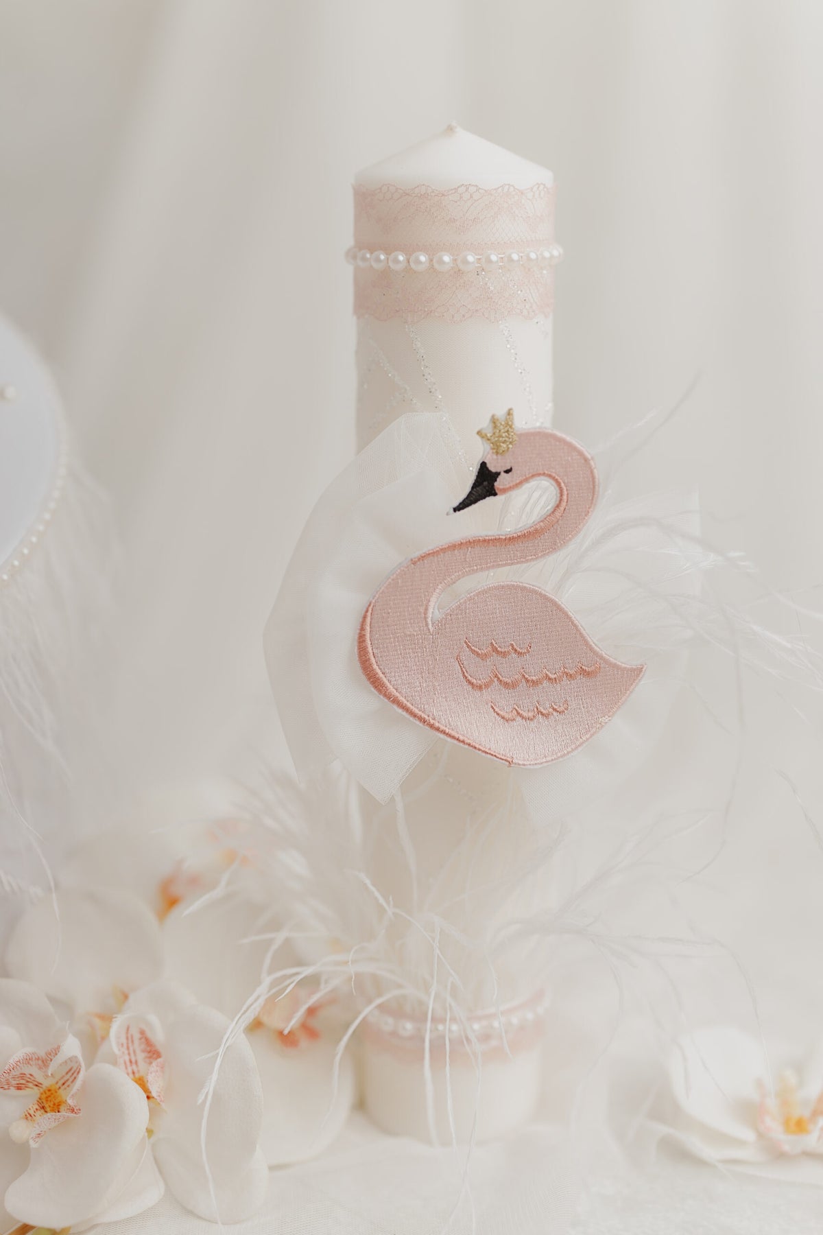 Lumanare Botez Swan