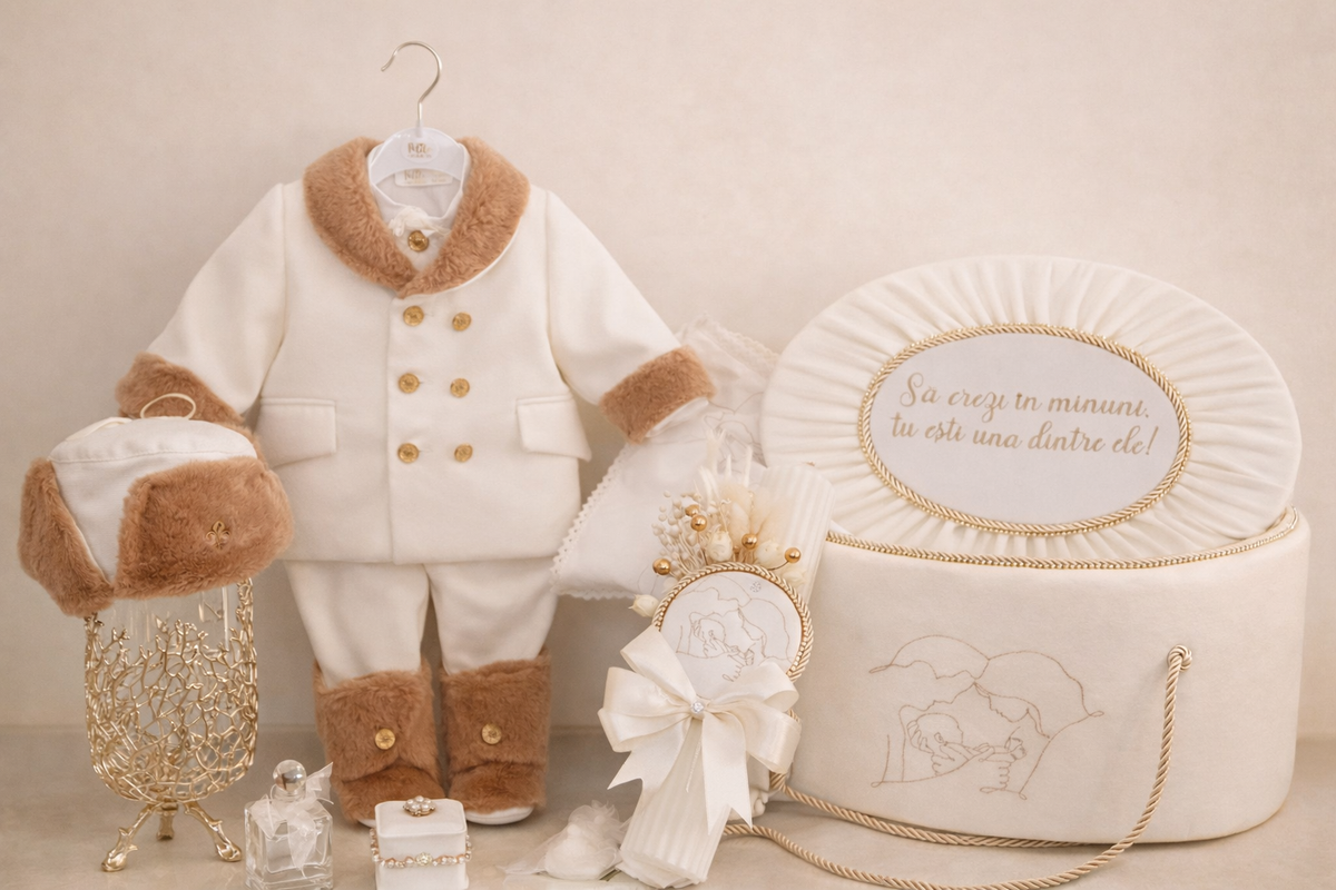 Costumaș botez pentru băieți Igor Winter