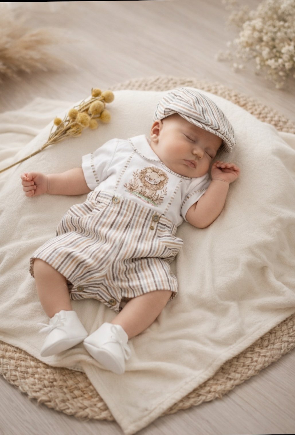 Costumaș botez pentru băieți Piedro Cotton