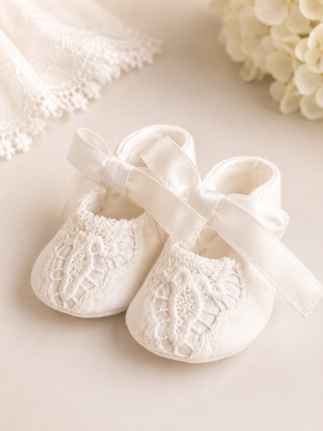 Rochiță de botez Aylin – Cotton Collection by Petite Coquette