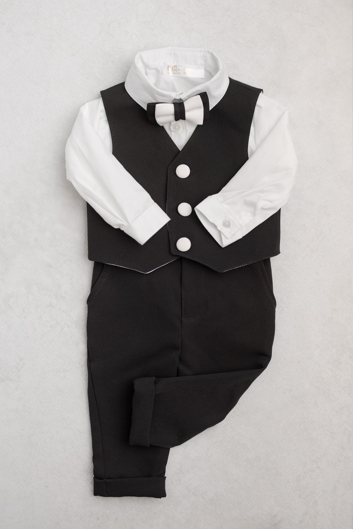 Costumaș botez pentru băieți Glamour