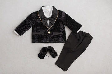 Costumaș botez pentru băieți Shine