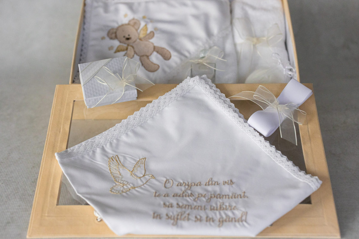 Trusou Botez Fetite Angelic Teddy Bear