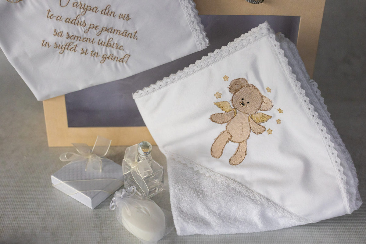 Trusou Botez Fetite Angelic Teddy Bear