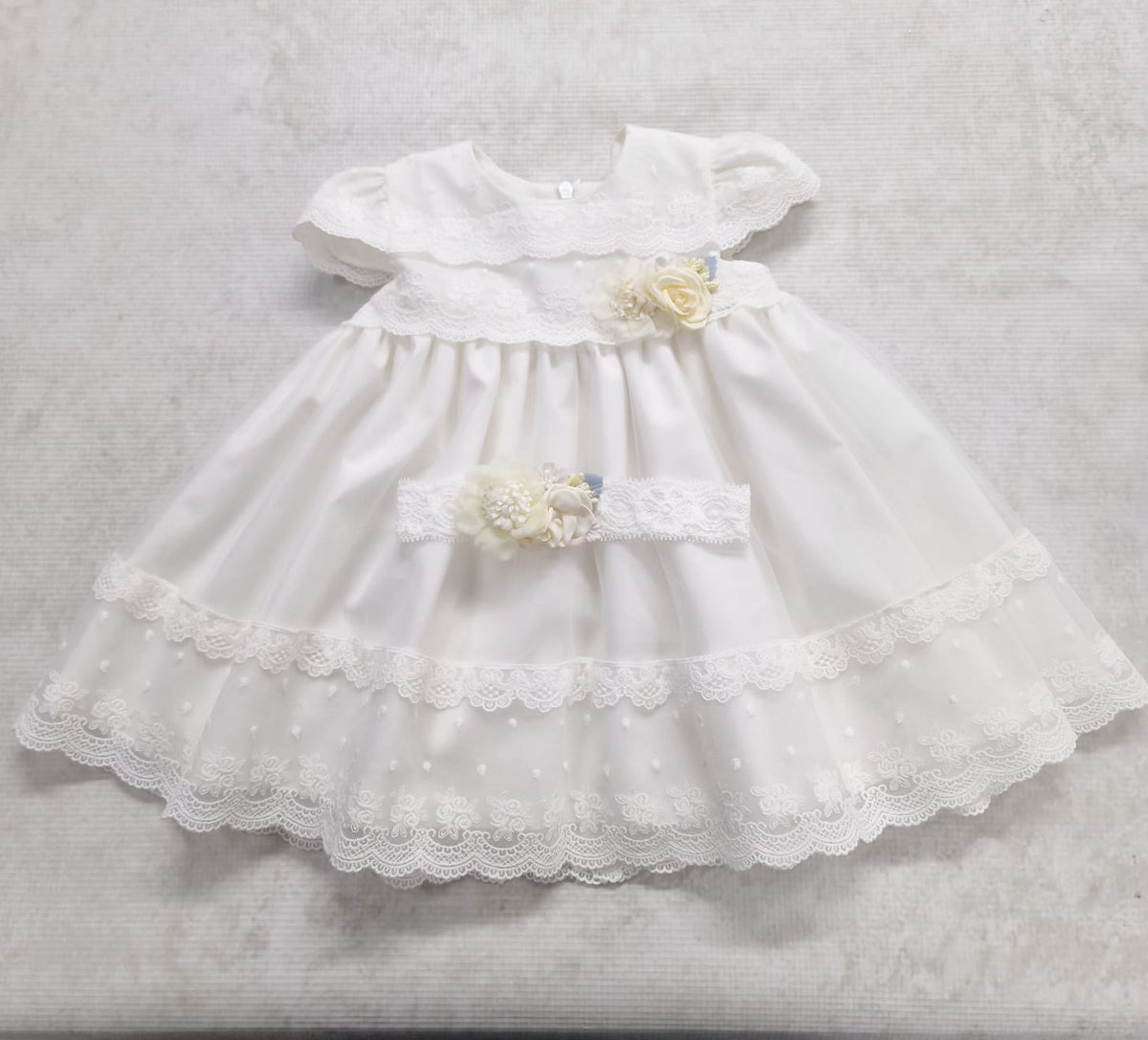 Rochiță ivoire botez Vivienne Vintage
