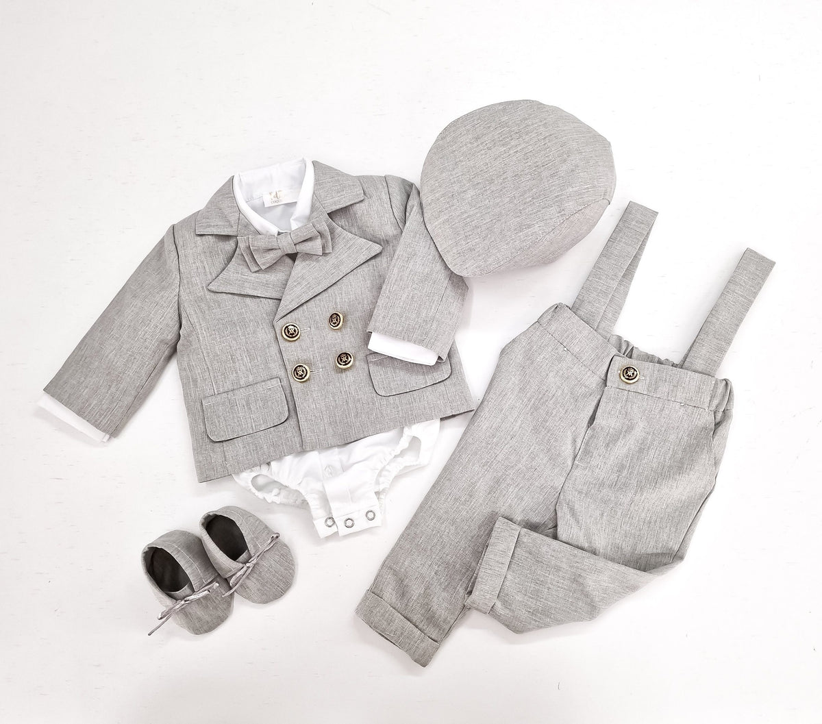 Costumaș botez pentru băieți Mateo Lino Touch