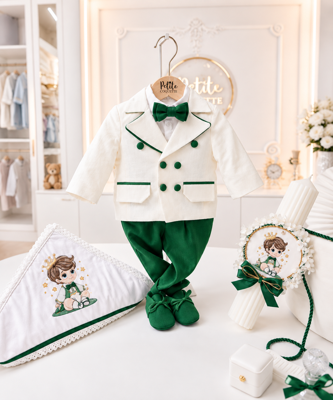 Costum Botez Băieți Matthew  – Elegant și Confortabil