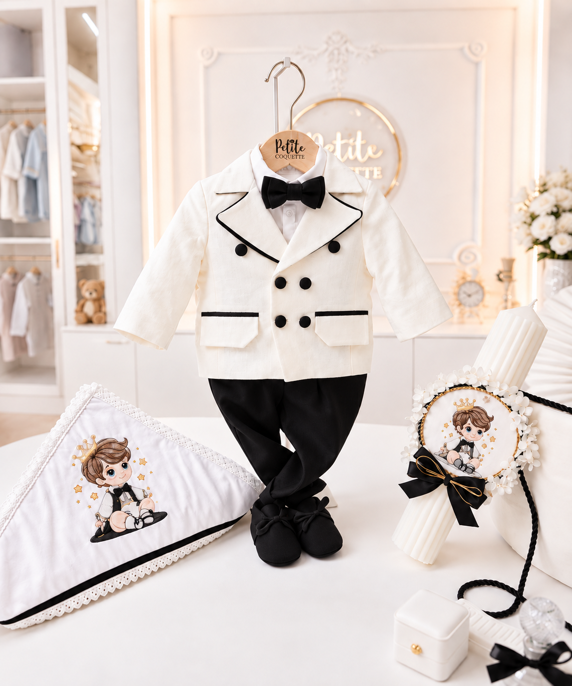 Costum Botez Băieți Matthew  – Elegant și Confortabil