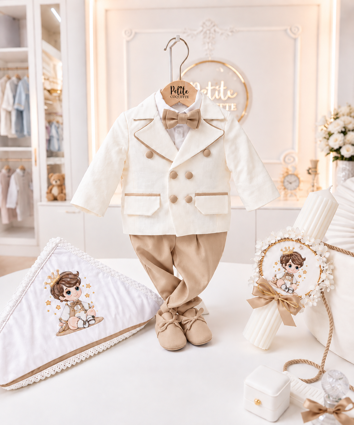 Costum Botez Băieți Matthew  – Elegant și Confortabil